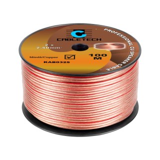 Kabel głośnikowy 2,5mm Cabletech