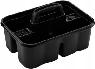 Organizer 3 częściowy z uchwytem 257x355x198 CZARNY