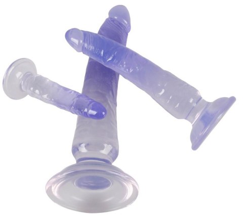Zestaw dildo analnych Crystal 3 sztuki PVC
