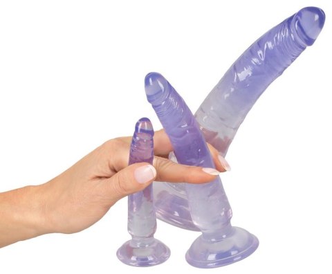 Zestaw dildo analnych Crystal 3 sztuki PVC