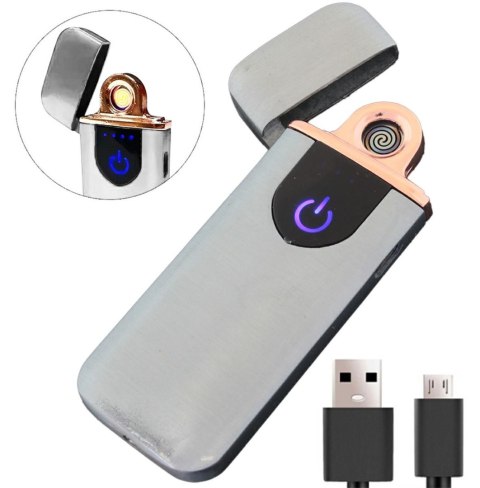 AG773B Zapalniczka usb silver ATL