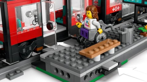 Klocki city 60423 tramwaj miejski ze stacją LEGO