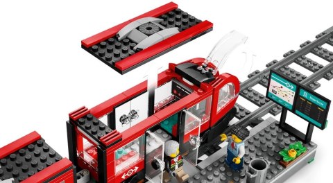 Klocki city 60423 tramwaj miejski ze stacją LEGO