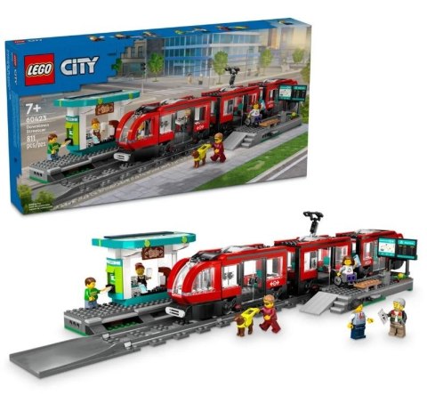 Klocki city 60423 tramwaj miejski ze stacją LEGO