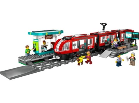 Klocki city 60423 tramwaj miejski ze stacją LEGO