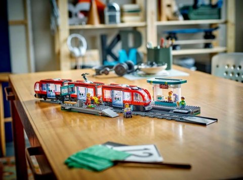 Klocki city 60423 tramwaj miejski ze stacją LEGO