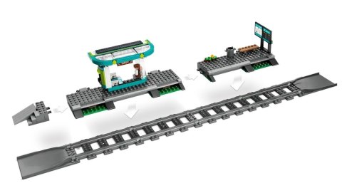 Klocki city 60423 tramwaj miejski ze stacją LEGO