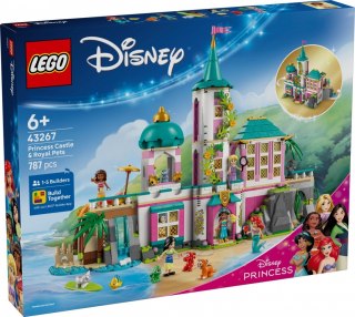 Klocki disney 43267 zamek księżniczek i królewskie zwierzaki LEGO