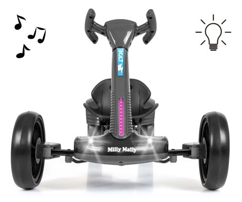 Pojazd gokart na akumulator bolt czarny MILLY MALLY