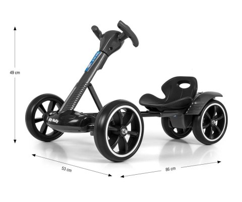 Pojazd gokart na akumulator bolt czarny MILLY MALLY