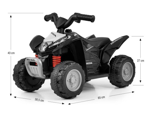 Pojazd quad na akumulator honda atv czarny MILLY MALLY