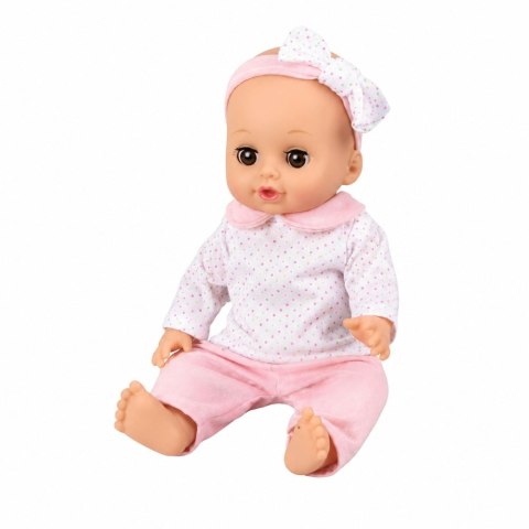 Zestaw 3w1 Interaktywna Lalka Bobas Sika Płacze Kołyska Wózek Akcesoria LEAN TOYS