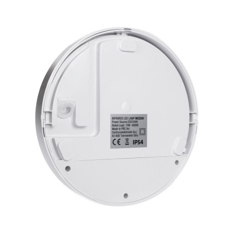 Lampa LED z sensorem ruchu MCE291 W biała Maclean