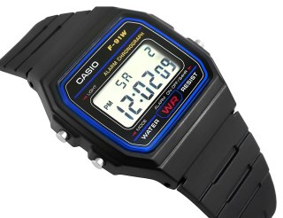 CASIO Zegarek Męski CASIO F-91W-1YEG + BOX