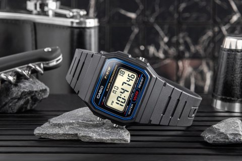 CASIO Zegarek Męski CASIO F-91W-1YEG + BOX