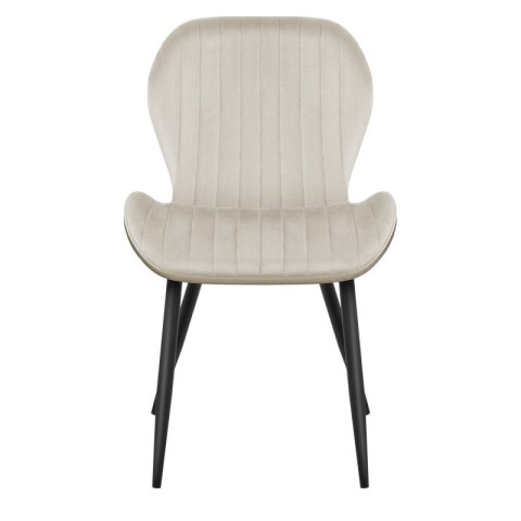 Krzesło welurowe Prince 2.0 Beige