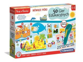 Mówiące Pióro 50 gier edukacyjnych | Uczę się bawiąc Clementoni