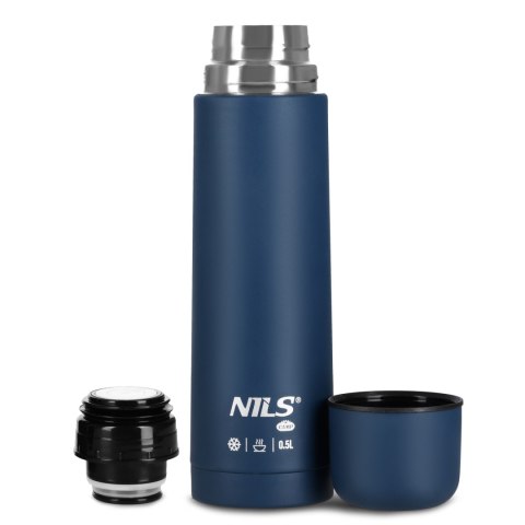 NC3803 TERMOS TURYSTYCZNY 500 ML NIEBIESKI NILS CAMP