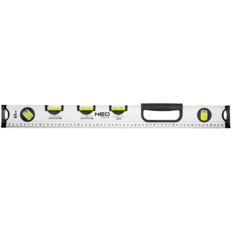 Poziomnica specjalna 60 cm, 5 libelli, różne kąty NEO TOOLS