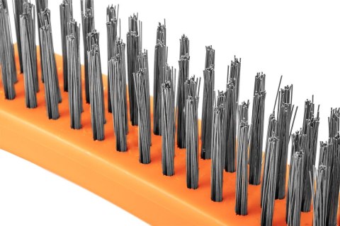 Szczotka druciana, drut stalowy, 4x16 rzędów NEO TOOLS