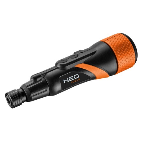 Wkrętak akumulatorowy USB-C 3.6V, Li-Ion, plastikowe pudełko+akcesoria NEO TOOLS