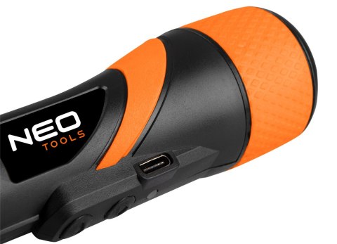 Wkrętak akumulatorowy USB-C 3.6V, Li-Ion, plastikowe pudełko+akcesoria NEO TOOLS