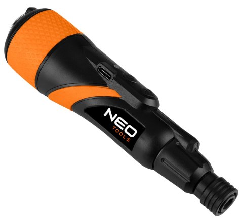 Wkrętak akumulatorowy USB-C 3.6V, Li-Ion, plastikowe pudełko+akcesoria NEO TOOLS