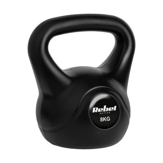 Kettlebell bitumiczny 8 kg REBEL ACTIVE Rebel