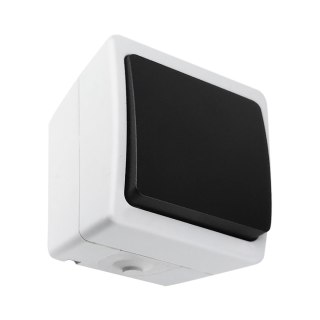 Przycisk dzwonek AQUATIC MINI IP 54 Biało-Czarny, 10 sztuk Orno