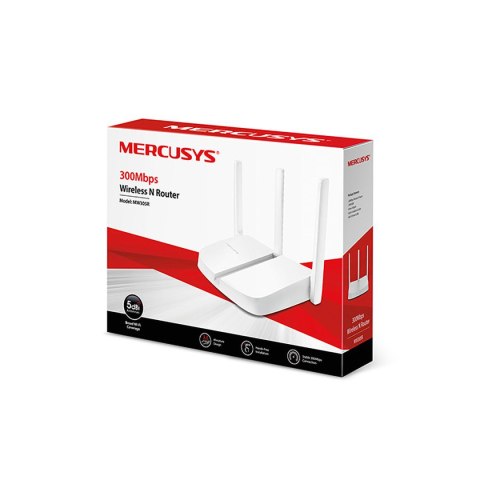 Router Mercusys MW305R 802.11n (Wi-Fi 4), 3xLAN, 1xWAN, 3 anteny MERCUSYS