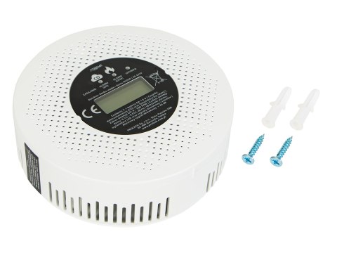 50-637# Detektor czujnik czadu i dymu xcd30 lcd 3xaa Blow