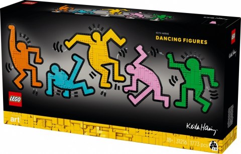 Klocki art 31216 keith haring - tańczące postacie LEGO