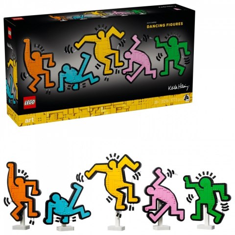 Klocki art 31216 keith haring - tańczące postacie LEGO