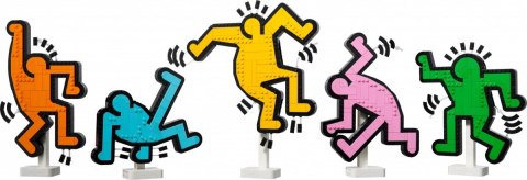 Klocki art 31216 keith haring - tańczące postacie LEGO