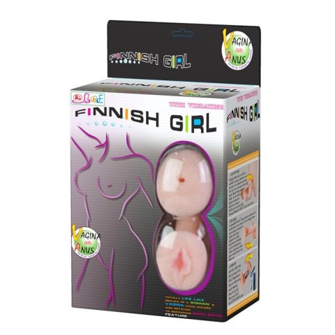 Lalka wibrująca Baile Finish Girl z podwójnymi otworami
