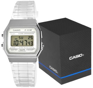 CASIO Zegarek Damski CASIO F-91WS-7EF