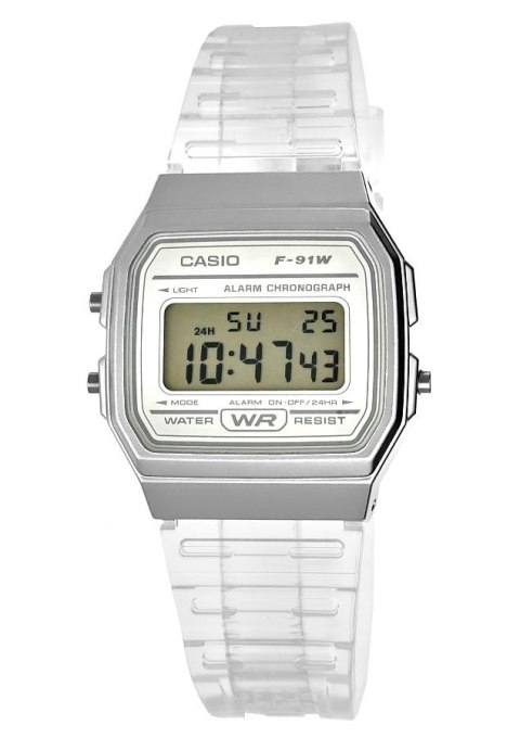 CASIO Zegarek Damski CASIO F-91WS-7EF