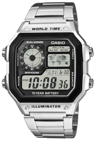 CASIO Zegarek Męski CASIO AE-1200WHD-1AVEF + BOX