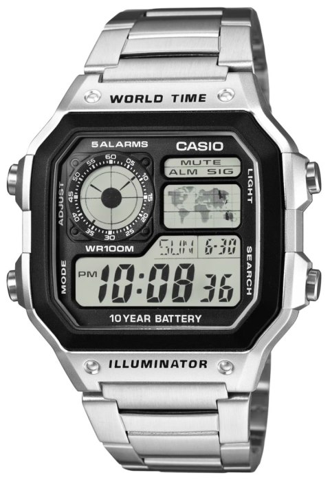 CASIO Zegarek Męski CASIO AE-1200WHD-1AVEF + BOX