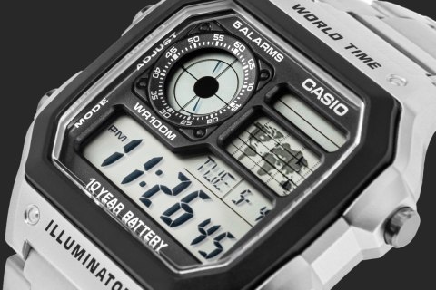 CASIO Zegarek Męski CASIO AE-1200WHD-1AVEF + BOX