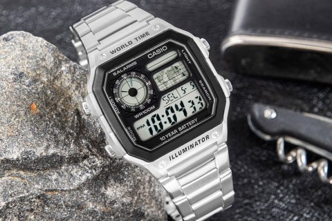CASIO Zegarek Męski CASIO AE-1200WHD-1AVEF + BOX