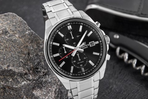 CASIO Zegarek Męski CASIO EDIFICE EFV-610D-1AVUEF + BOX