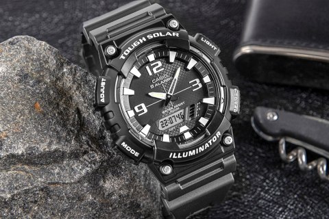 CASIO Zegarek Męski CASIO SOLAR AQ-S810W-1AVEF + BOX