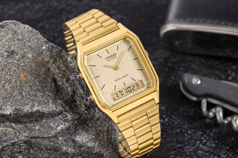 CASIO Zegarek Męski CASIO VINTAGE AQ-230GA-9DMQYES + BOX