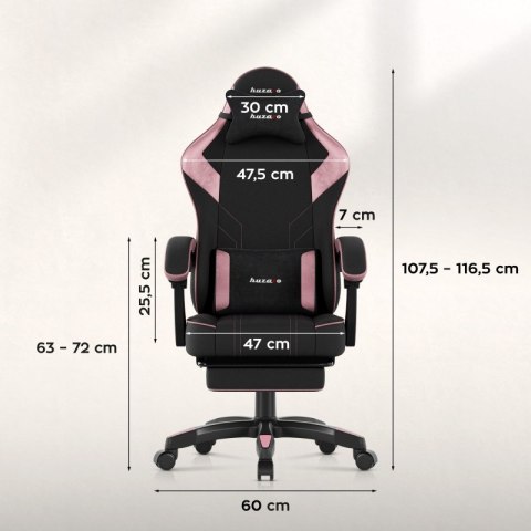 Fotel gamingowy Force 3.7 Pink
