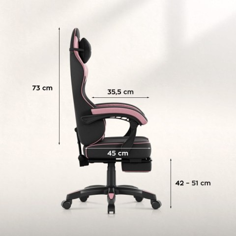 Fotel gamingowy Force 3.7 Pink