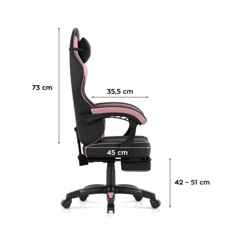 Fotel gamingowy Force 3.7 Pink