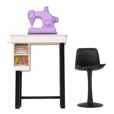Lalka Anlily Projektantka Mody Ubrań Maszyna Do Szycia Meble Manekin LEAN TOYS