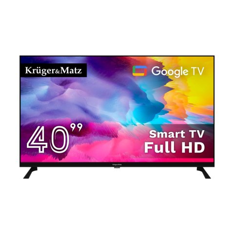 Telewizor Kruger&Matz 40" FHD Google TV 5.0, DVB-T2/S2/T/C H.265 HEVC Kruger&Matz