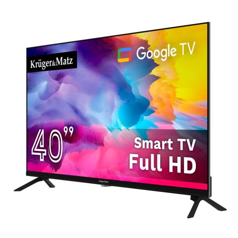 Telewizor Kruger&Matz 40" FHD Google TV 5.0, DVB-T2/S2/T/C H.265 HEVC Kruger&Matz
